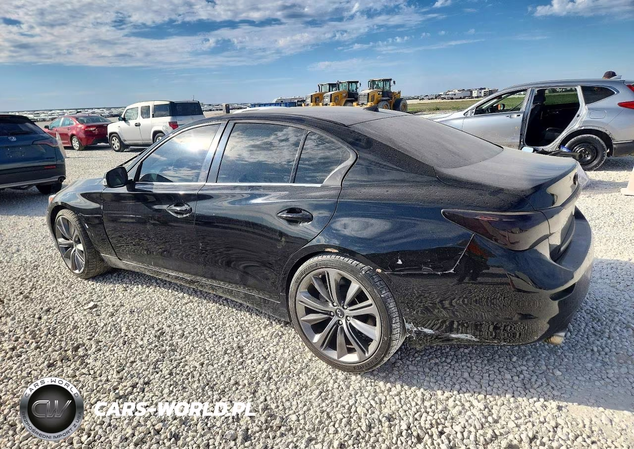2016 Infiniti Q50 Red Sport 400 VIN:JN1FV7AP4GM421340 - 2