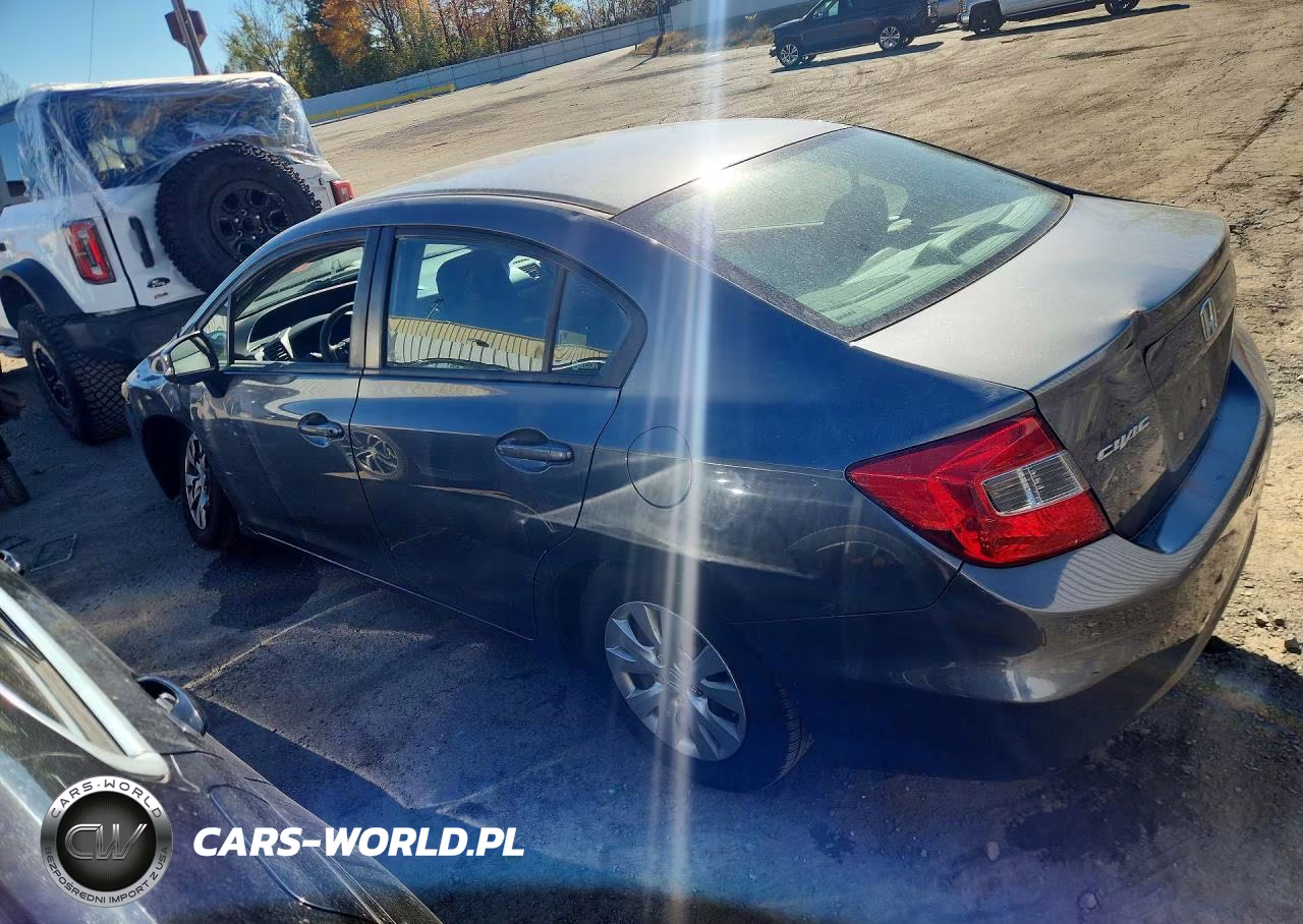 2012 Honda Civic Lx VIN:19XFB2F55CE310319 - 2