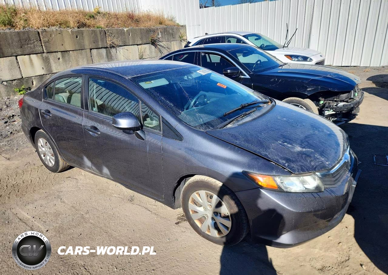 2012 Honda Civic Lx VIN:19XFB2F55CE310319 - 4