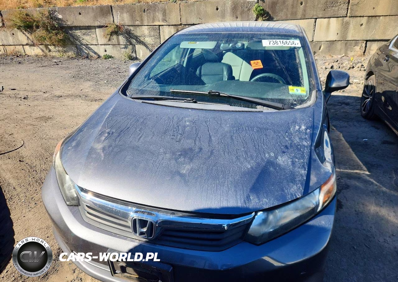 2012 Honda Civic Lx VIN:19XFB2F55CE310319 - 5