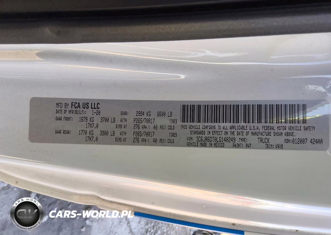 2020 Ram 1500 Classic Tradesman VIN:3C6JR6DT0LG140249 - 12