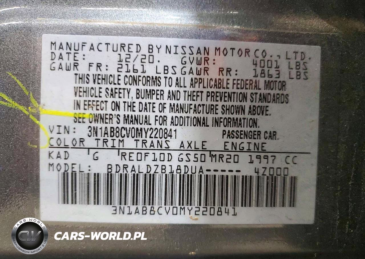2021 Nissan Sentra Sv VIN:3N1AB8CV0MY220841 - 12