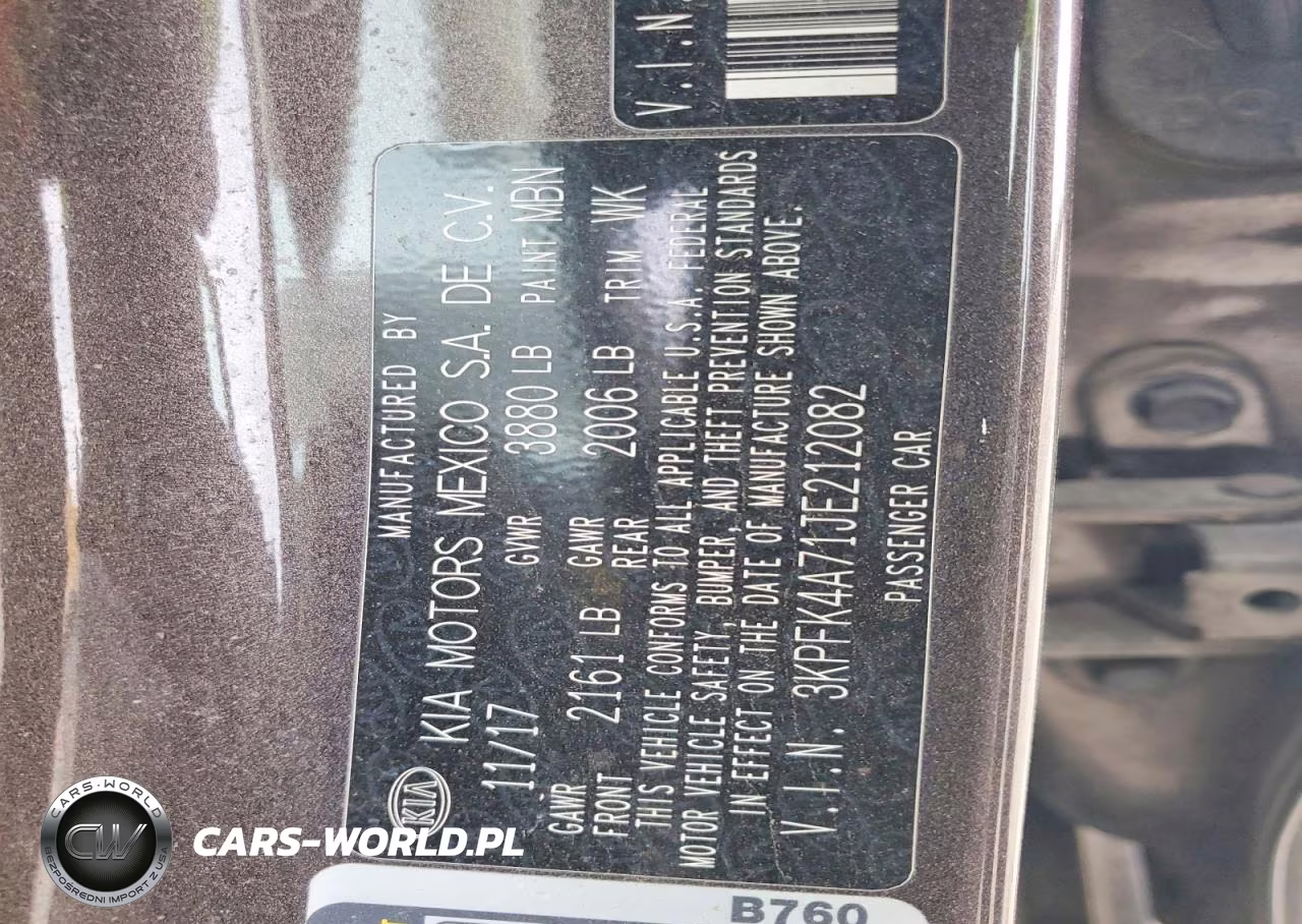2018 Kia Forte Lx VIN:3KPFK4A71JE212082 - 12