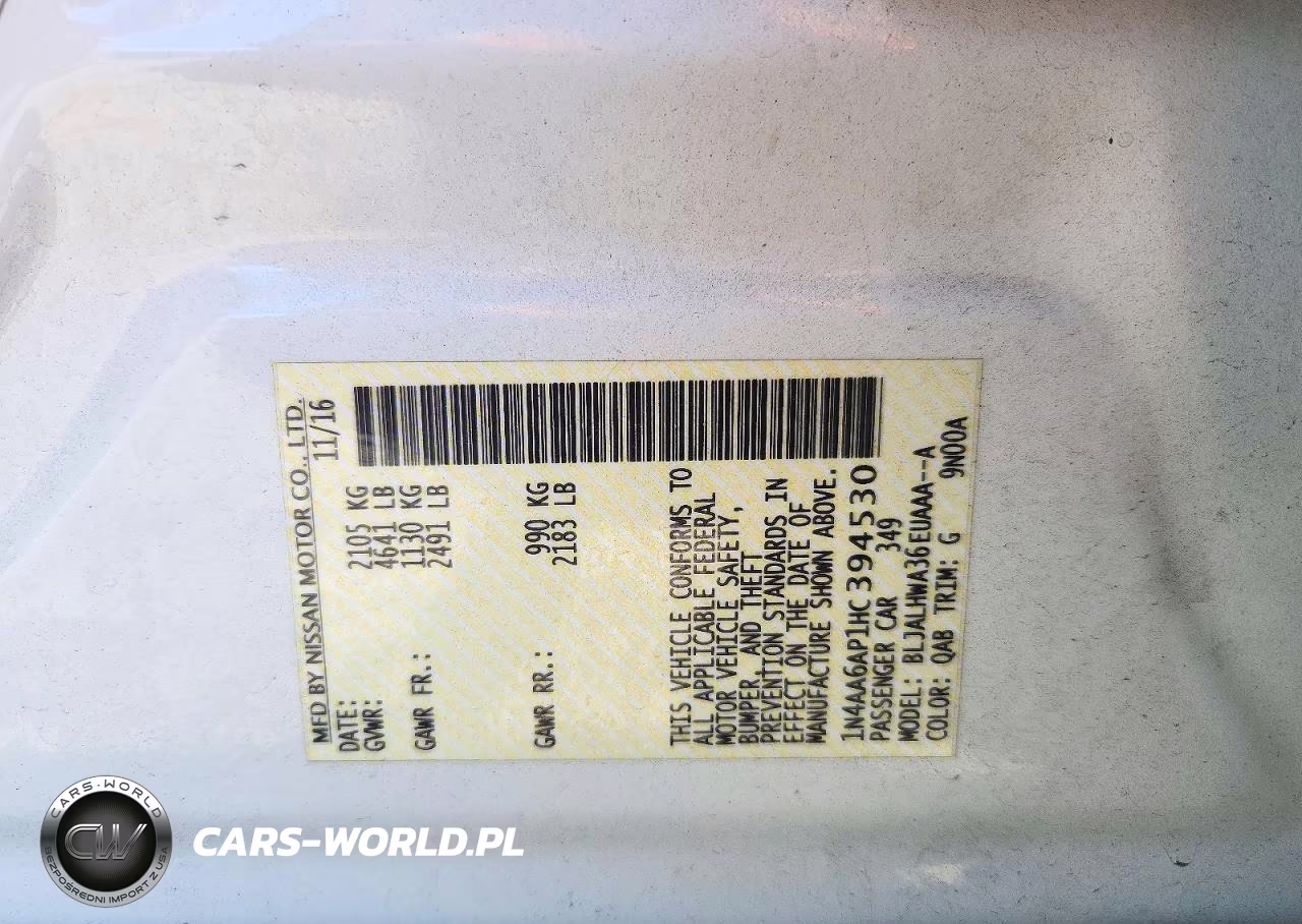 2017 Nissan Maxima Platinum VIN:1N4AA6AP1HC394530 - 12