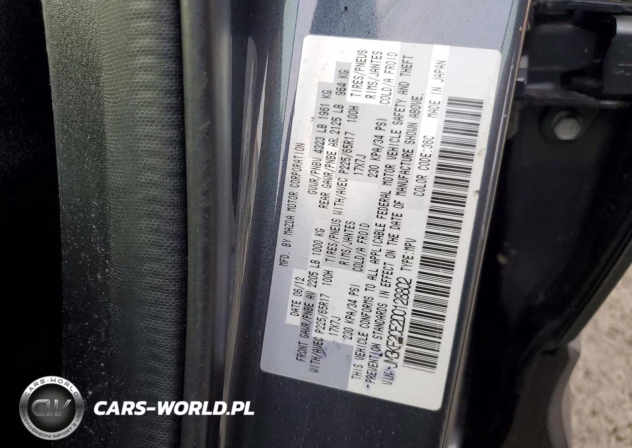 2013 Mazda Cx-5 Touring VIN:JM3KE2CE2D0128802 - 13