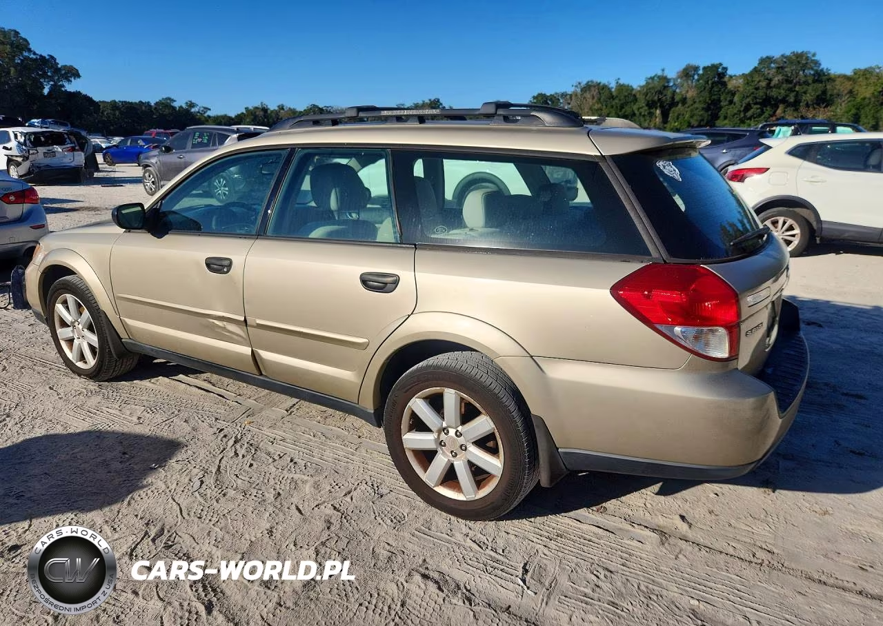 2008 Subaru Outback 2.5I VIN:4S4BP61C287348400 - 2