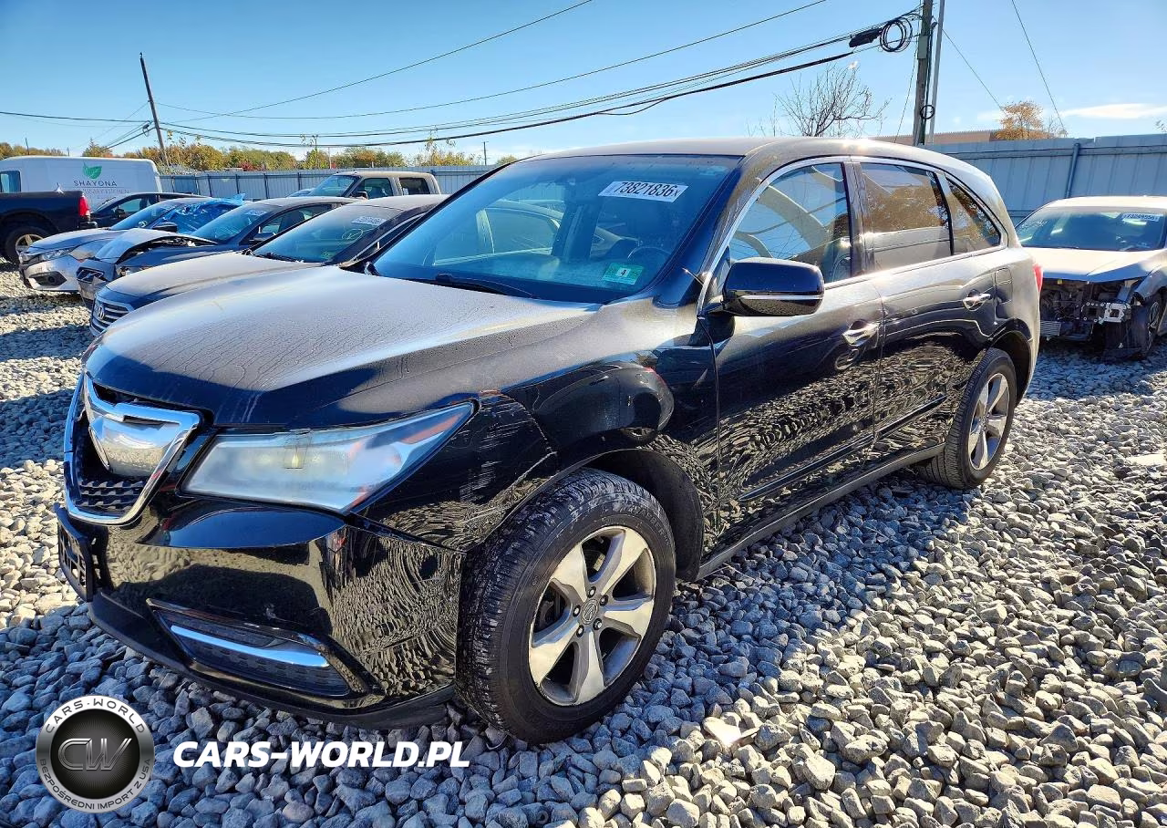 2014 Acura Mdx VIN:5FRYD4H28EB033548 - 1