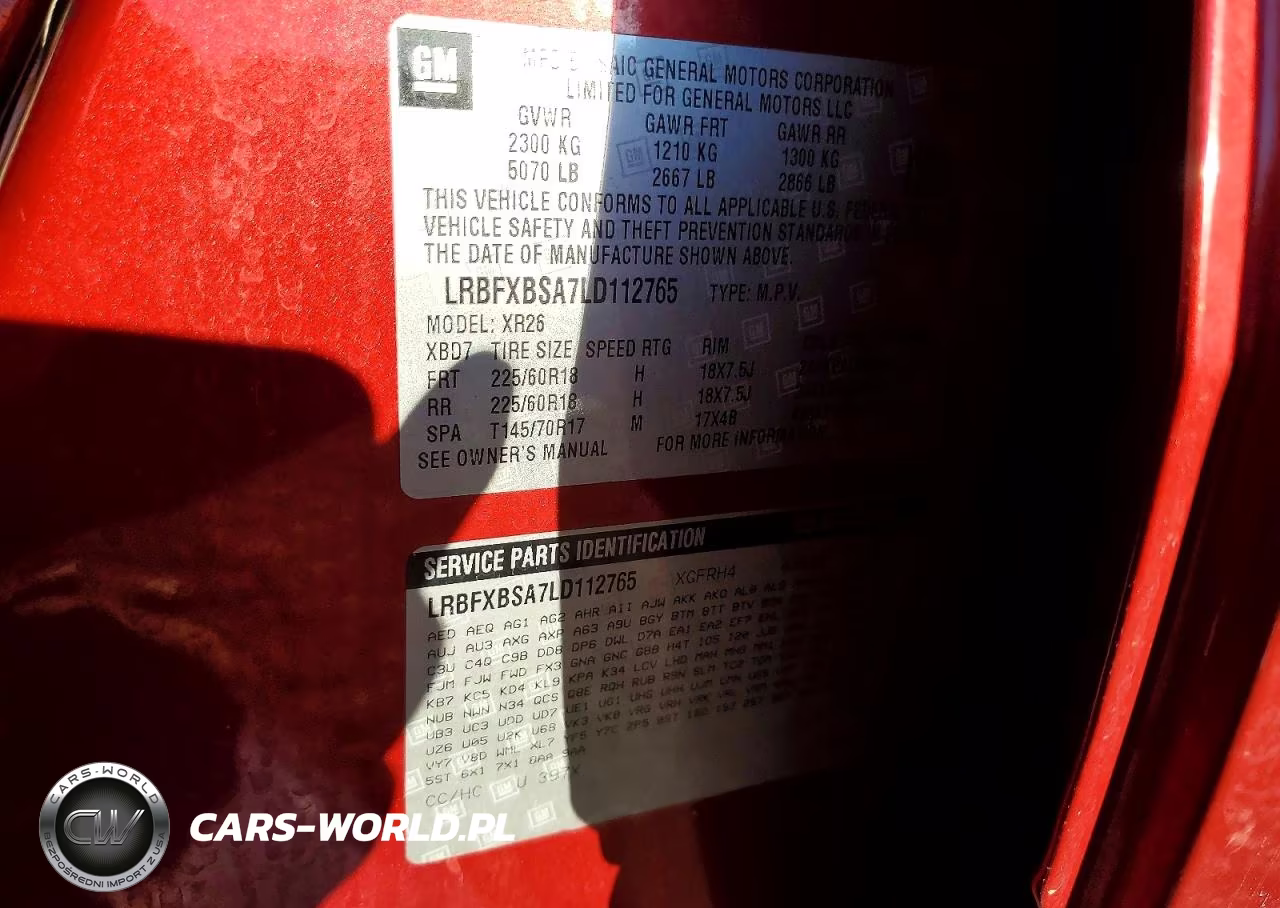 2020 Buick Envision Fwd Preferred VIN:LRBFXBSA7LD112765 - 13