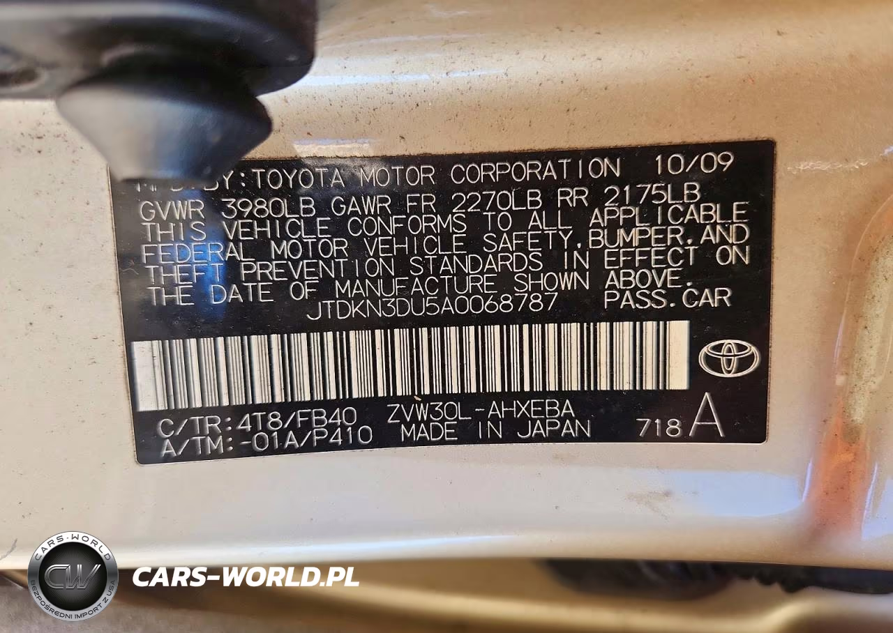 2010 Toyota Prius Ii VIN:JTDKN3DU5A0068787 - 12