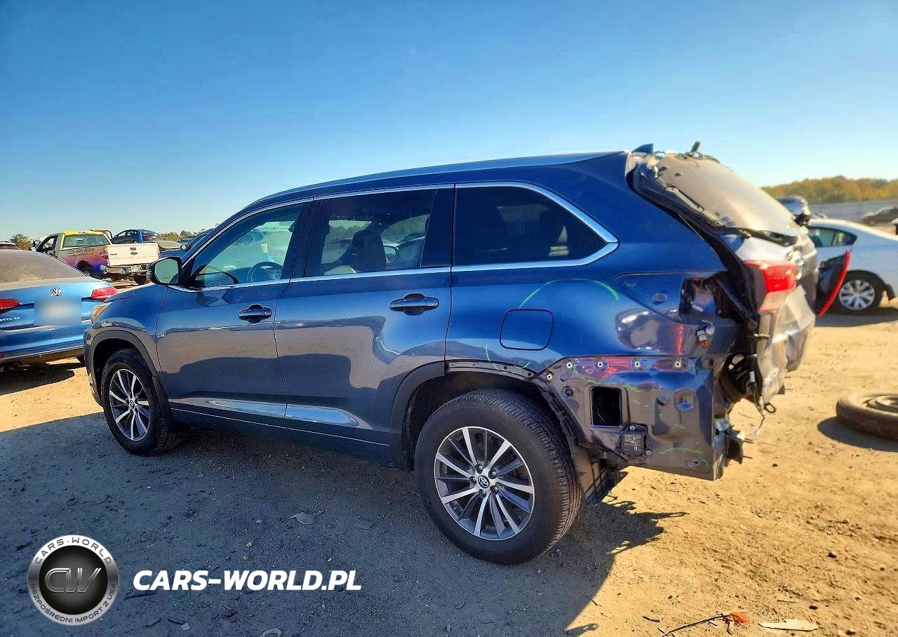 2017 Toyota Highlander Xle VIN:5TDJZRFH5HS413343 - 2