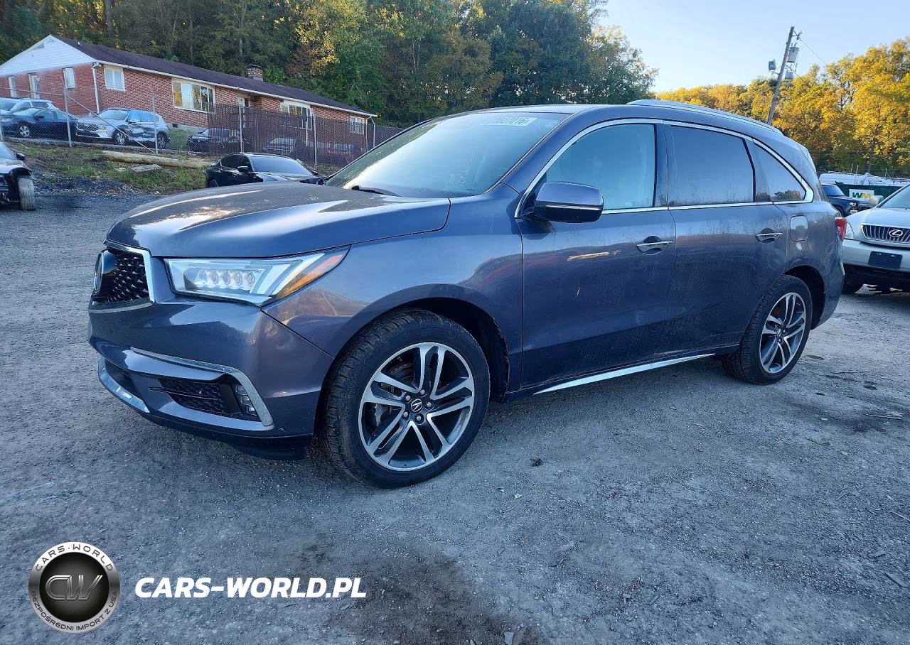2017 Acura Mdx Advance VIN:5FRYD4H87HB028639 - 1