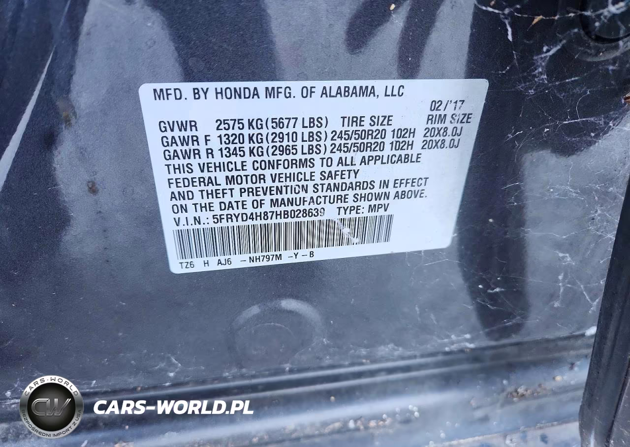 2017 Acura Mdx Advance VIN:5FRYD4H87HB028639 - 12