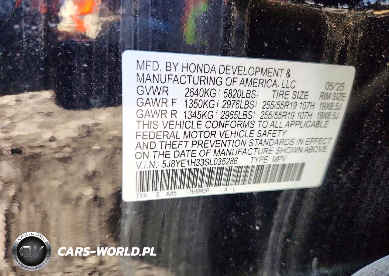 2025 Acura Mdx VIN:5J8YE1H33SL035286 - 14