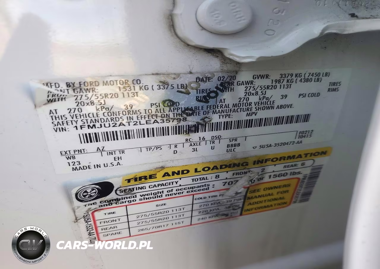 2020 Ford Expedition Limited VIN:1FMJU2AT2LEA35798 - 13
