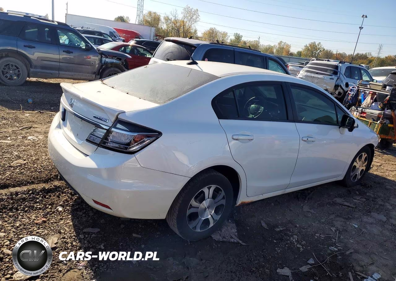 2015 Honda Civic Hybrid VIN:19XFB4F20FE001430 - 3