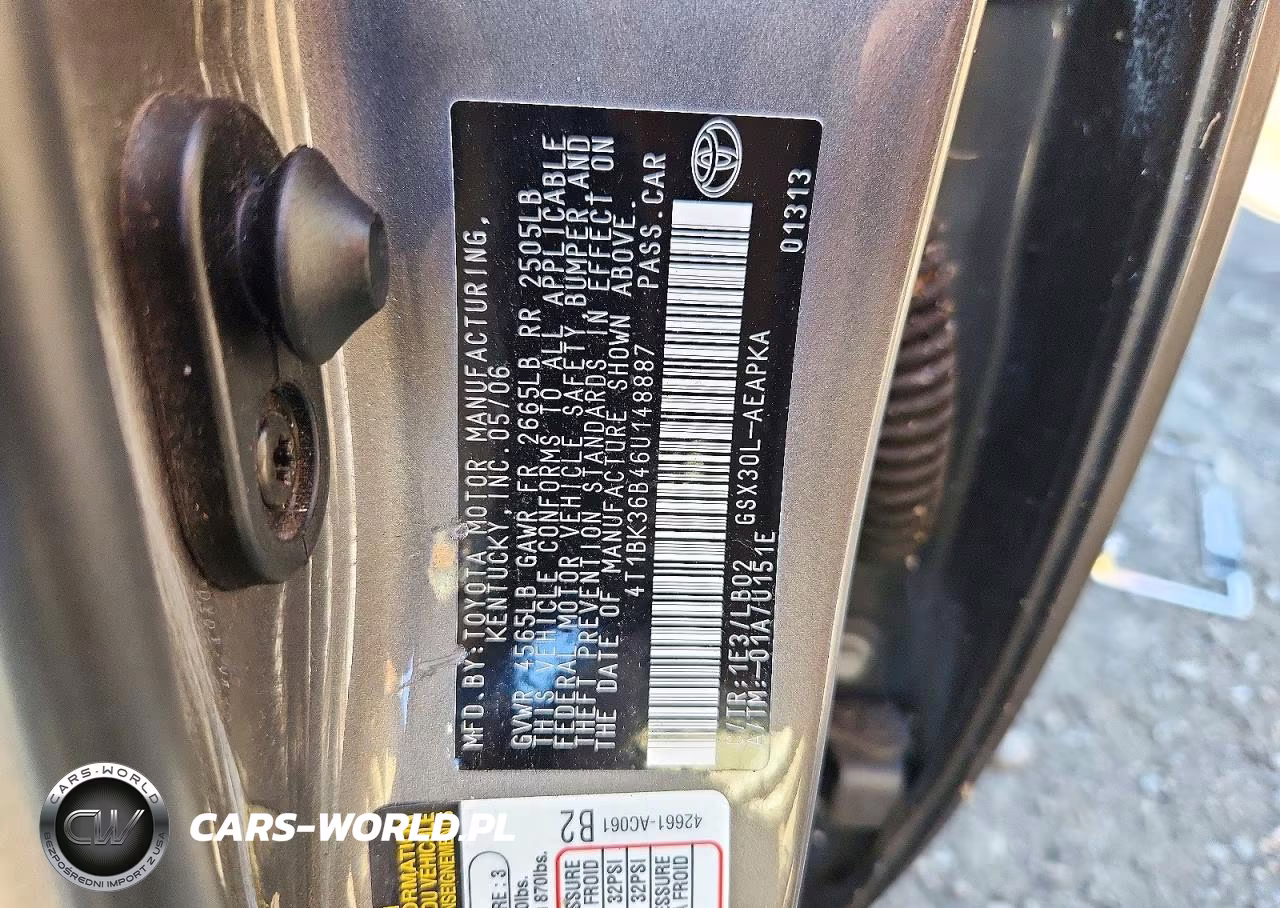 2006 Toyota Avalon Limited VIN:4T1BK36B46U148887 - 12