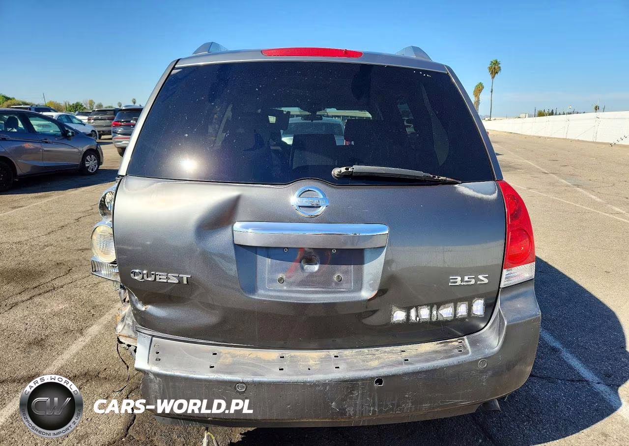 2007 Nissan Quest 3.5 VIN:5N1BV28UX7N123648 - 6