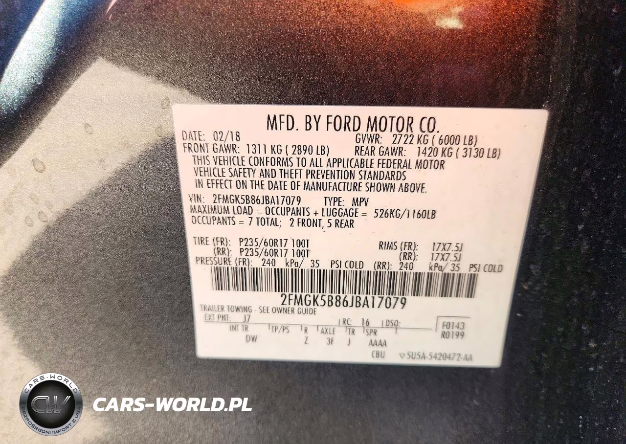 2018 Ford Flex Se VIN:2FMGK5B86JBA17079 - 13