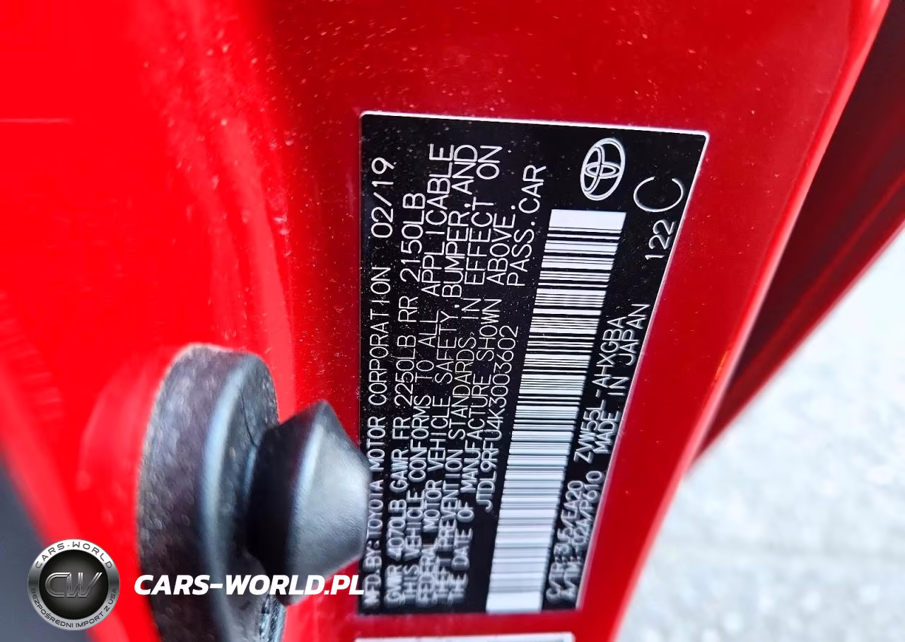 2019 Toyota Prius Xle Awd-E VIN:JTDL9RFU4K3003602 - 12