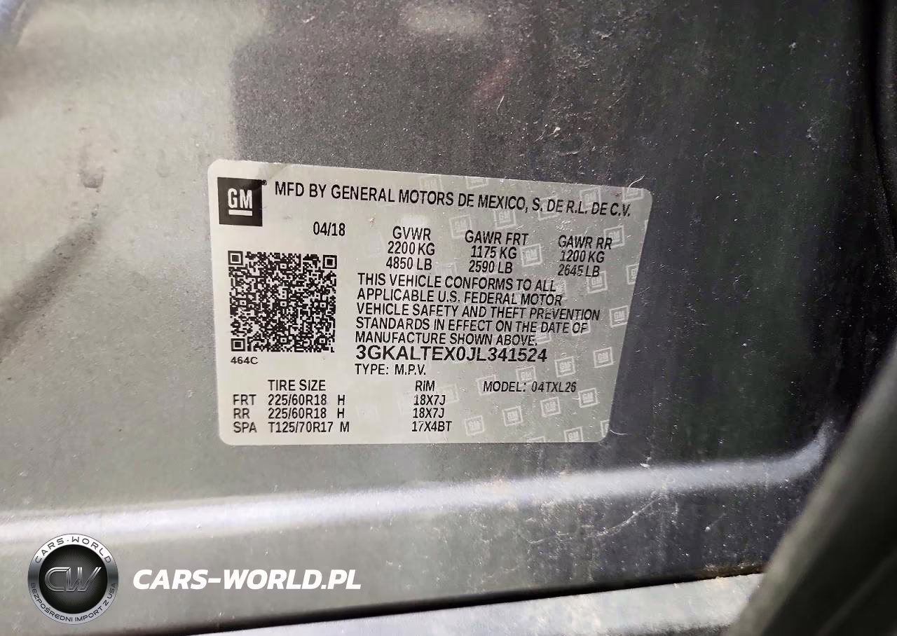 2018 GMC Terrain Sle VIN:3GKALTEX0JL341524 - 13