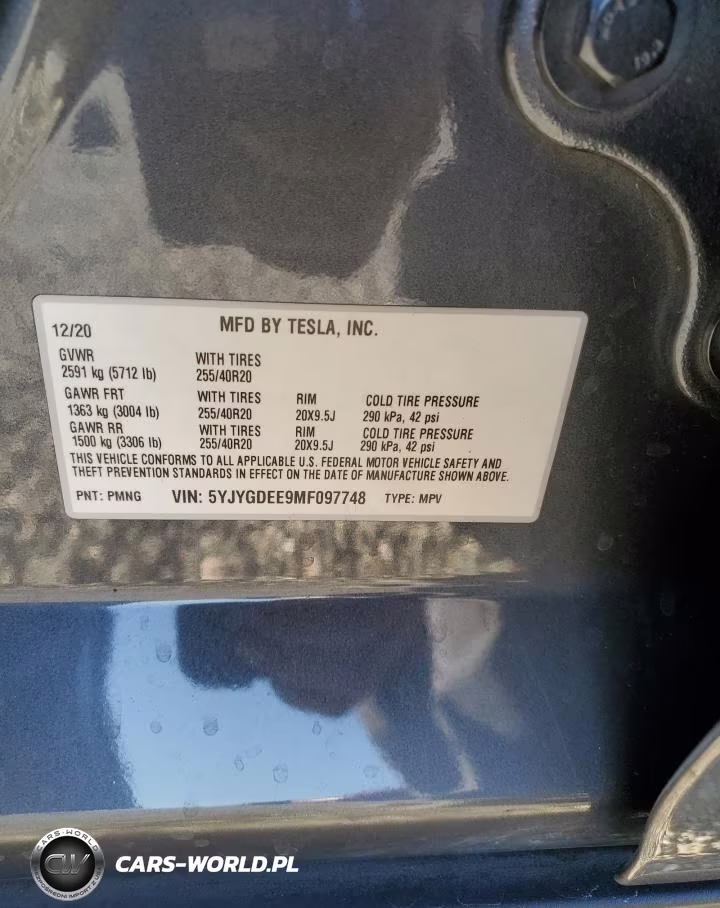 2021 Tesla Model Y VIN:5YJYGDEE9MF097748 - 12