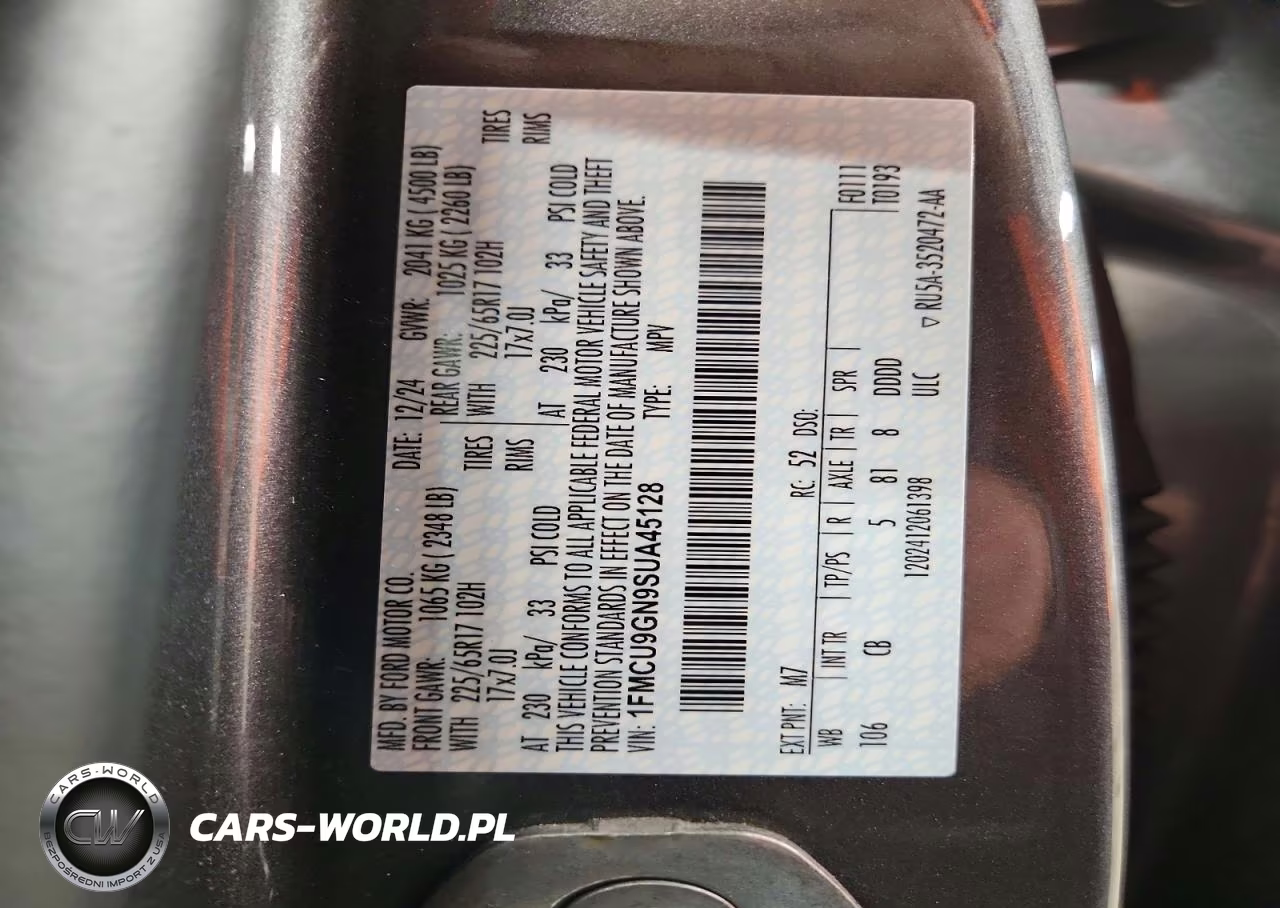 2025 Ford Escape Active VIN:1FMCU9GN9SUA45128 - 13