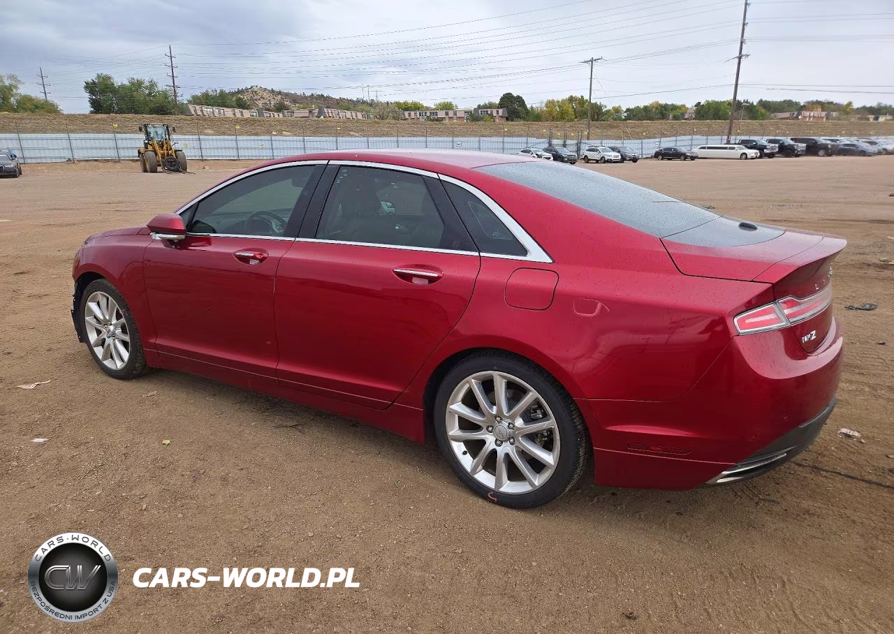 2014 Lincoln Mkz VIN:3LN6L2J91ER831648 - 2