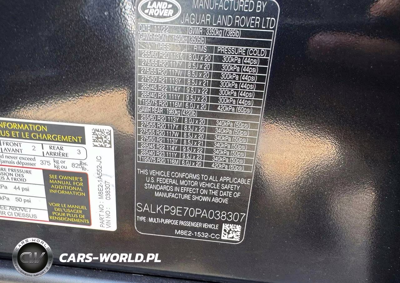 2023 Land Rover Range Rover P530 Se VIN:SALKP9E70PA038307 - 12