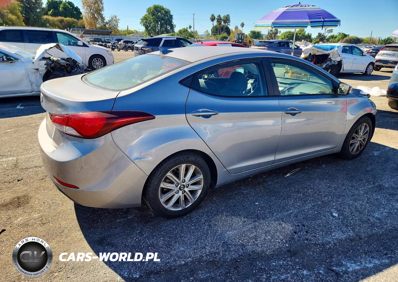 2014 Hyundai Elantra Se VIN:KMHDH4AE7EU153675 - 3