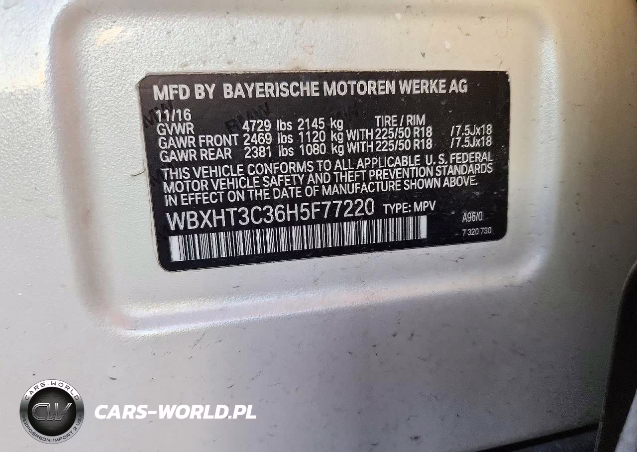 2017 BMW X1 xDrive28I VIN:WBXHT3C36H5F77220 - 12