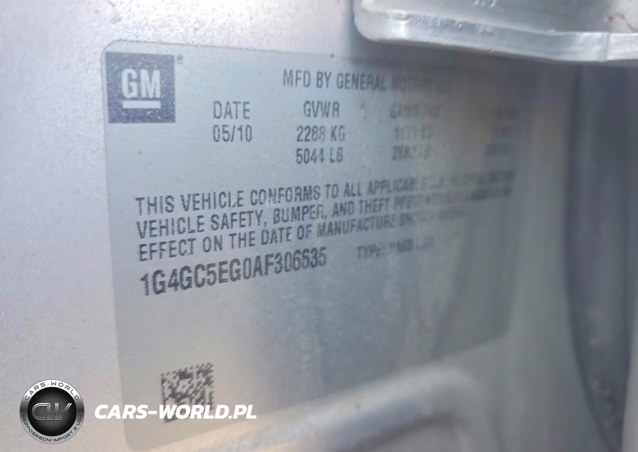 2010 Buick Lacrosse Cxl VIN:1G4GC5EG0AF306635 - 13