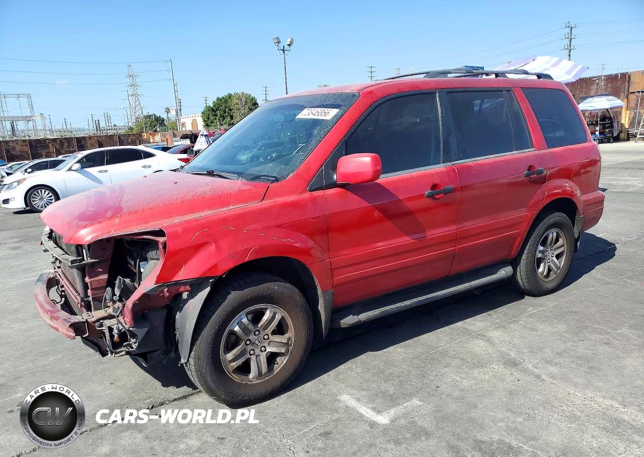 2003 Honda Pilot Exl VIN:2HKYF18543H606948 - 1