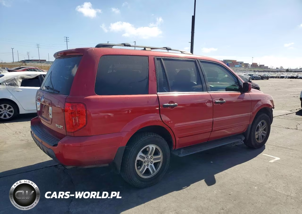 2003 Honda Pilot Exl VIN:2HKYF18543H606948 - 3