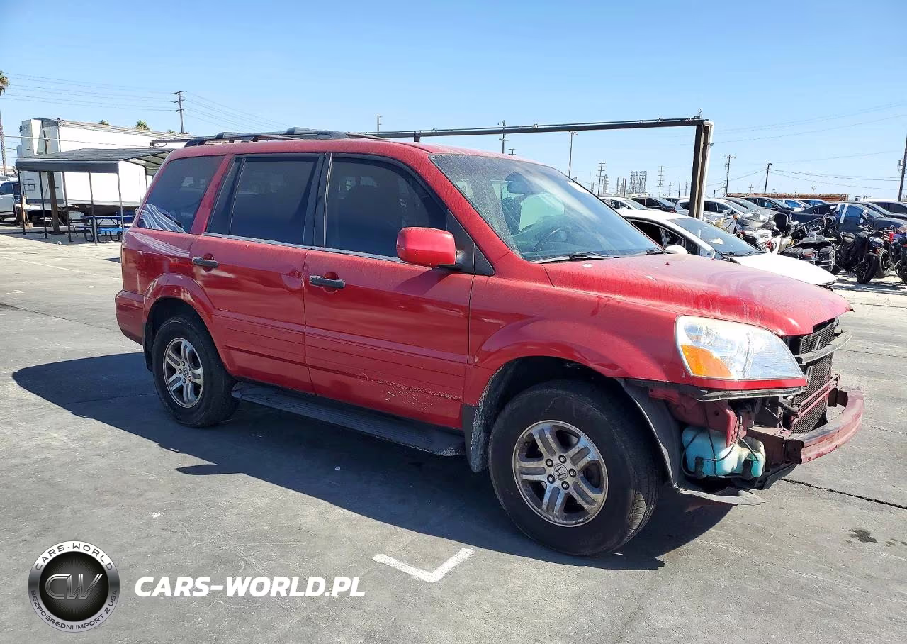 2003 Honda Pilot Exl VIN:2HKYF18543H606948 - 4