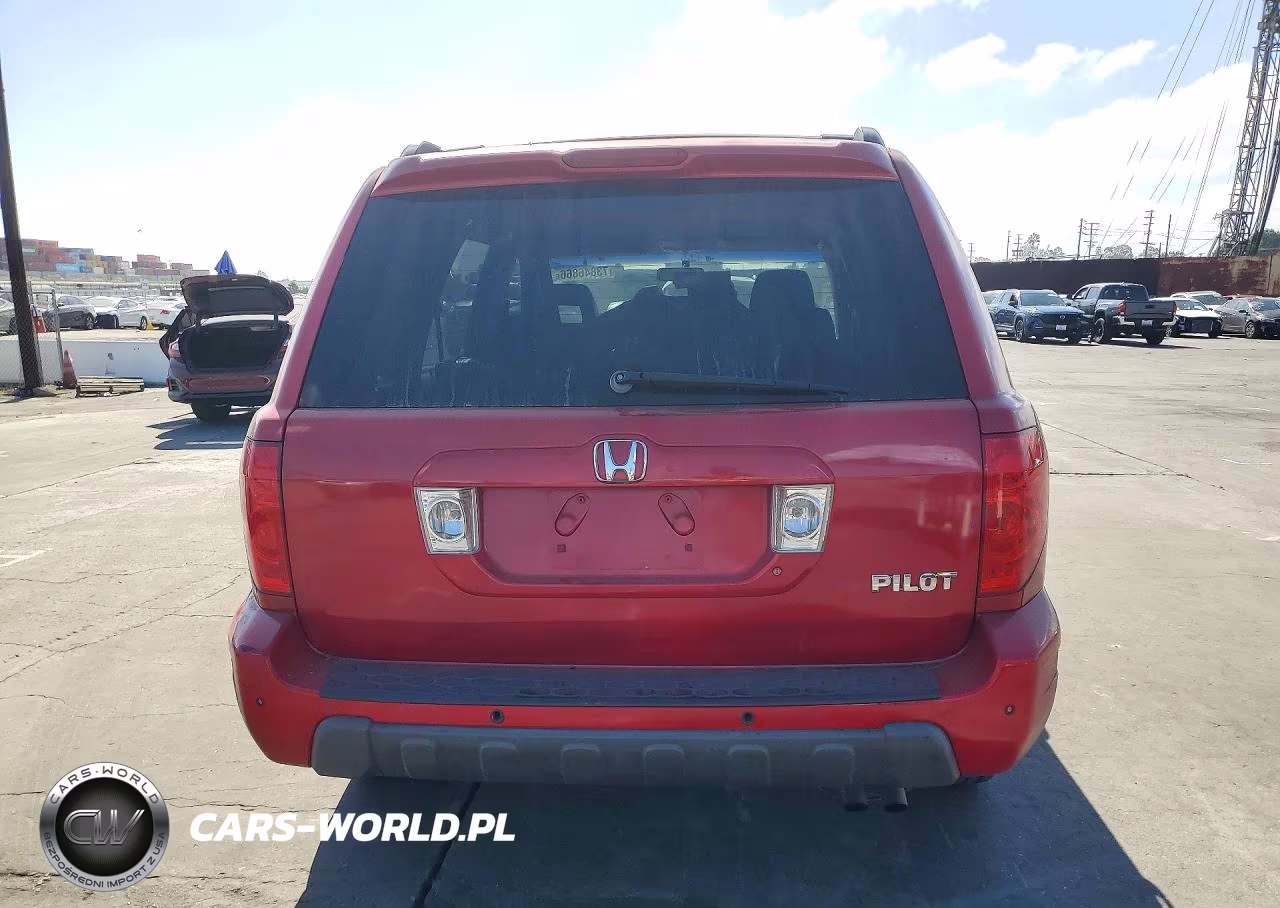 2003 Honda Pilot Exl VIN:2HKYF18543H606948 - 6
