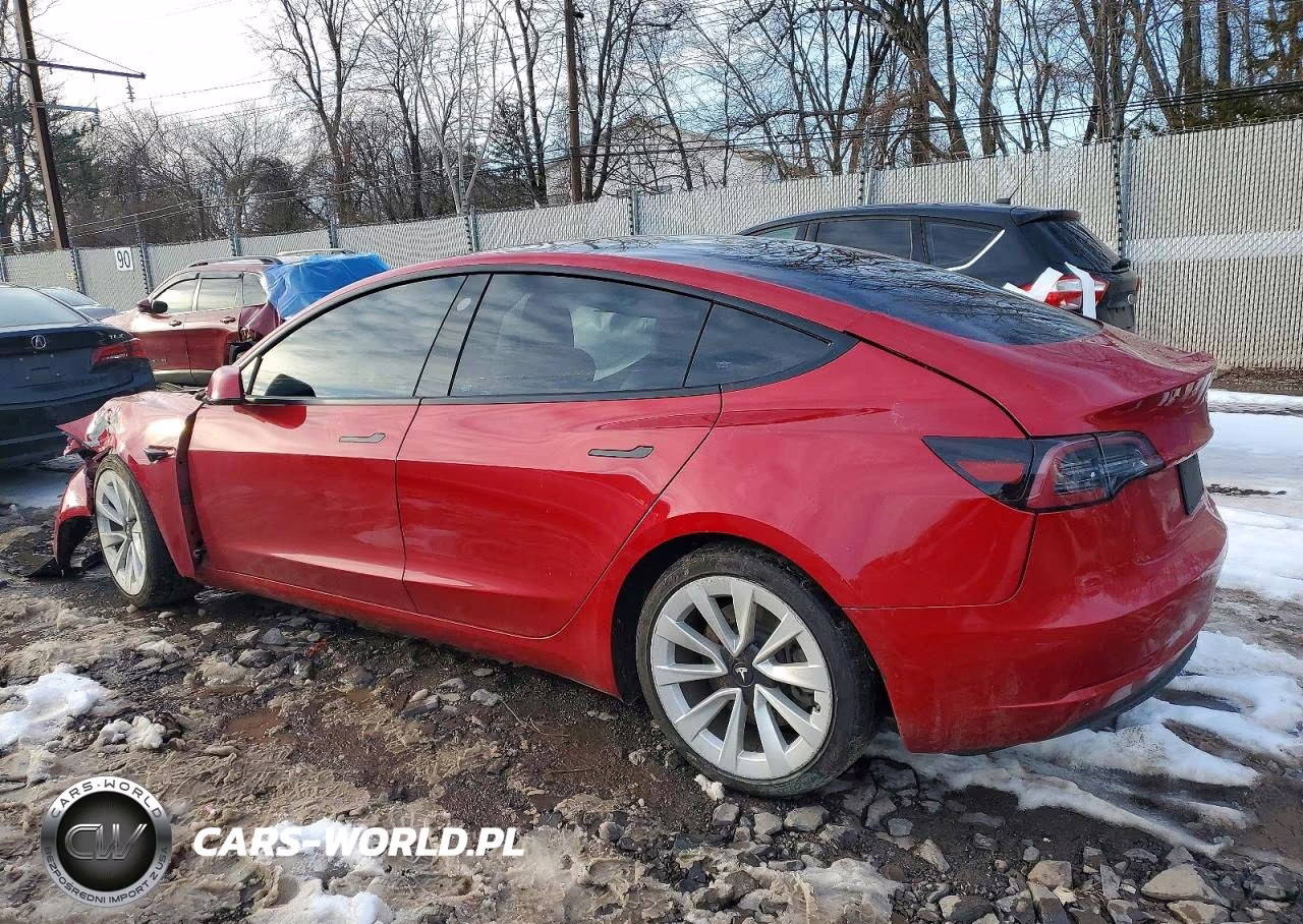 2022 Tesla Model 3 VIN:5YJ3E1EA4NF189539 - 2
