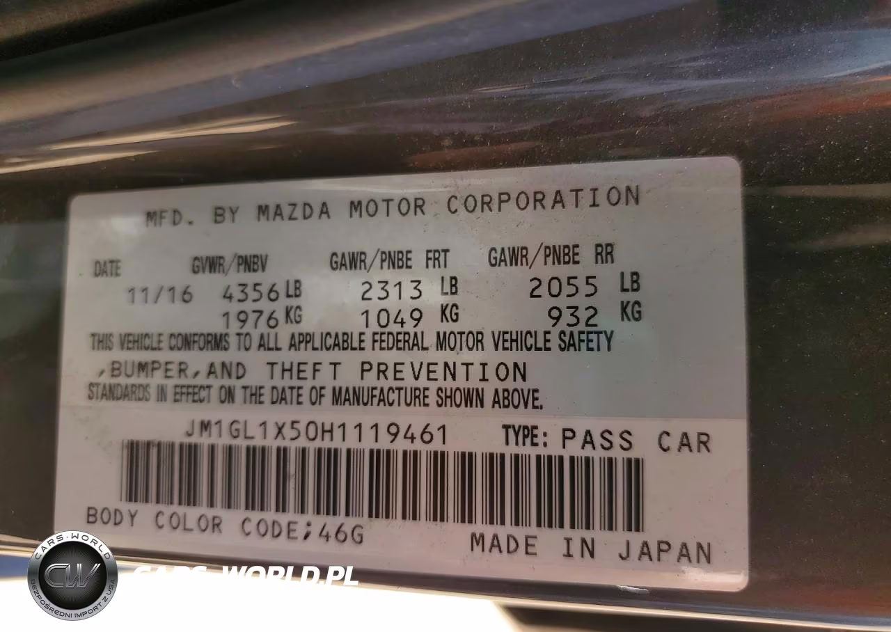 2017 Mazda 6 Grand Touring VIN:JM1GL1X50H1119461 - 12