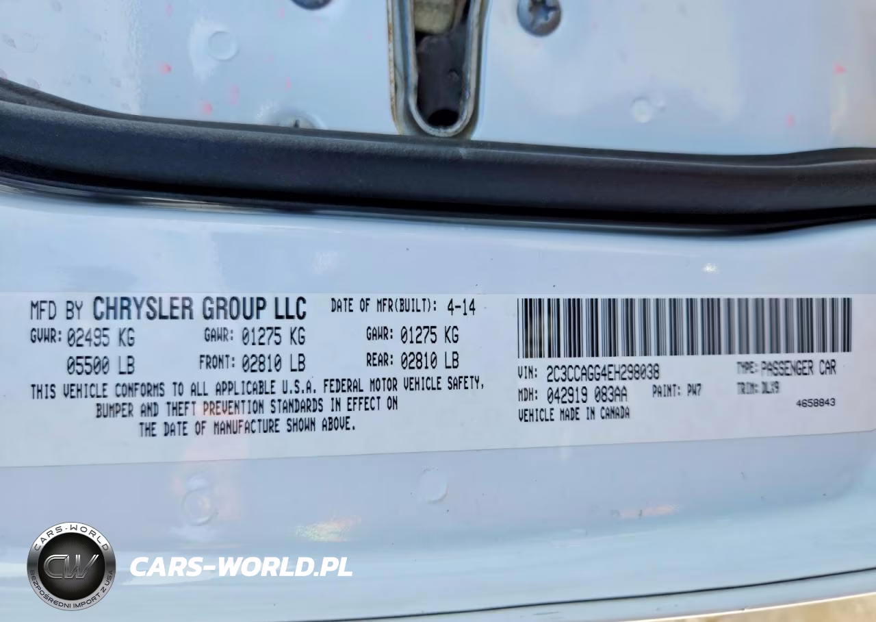 2014 Chrysler 300 S VIN:2C3CCAGG4EH298038 - 13