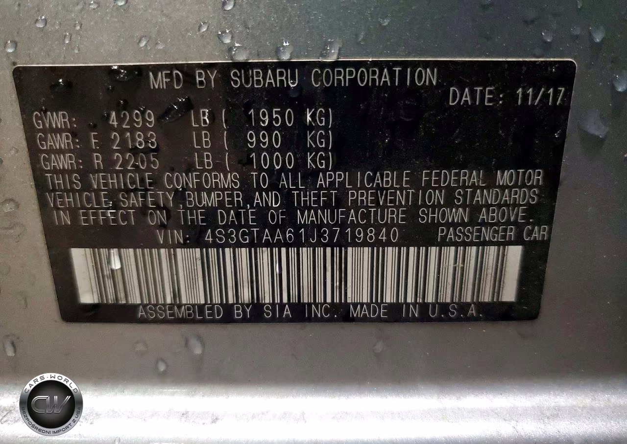 2018 Subaru Impreza VIN:4S3GTAA61J3719840 - 12