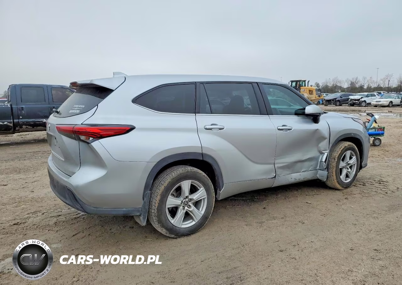 2021 Toyota Highlander L VIN:5TDCZRAHXMS536565 - 3
