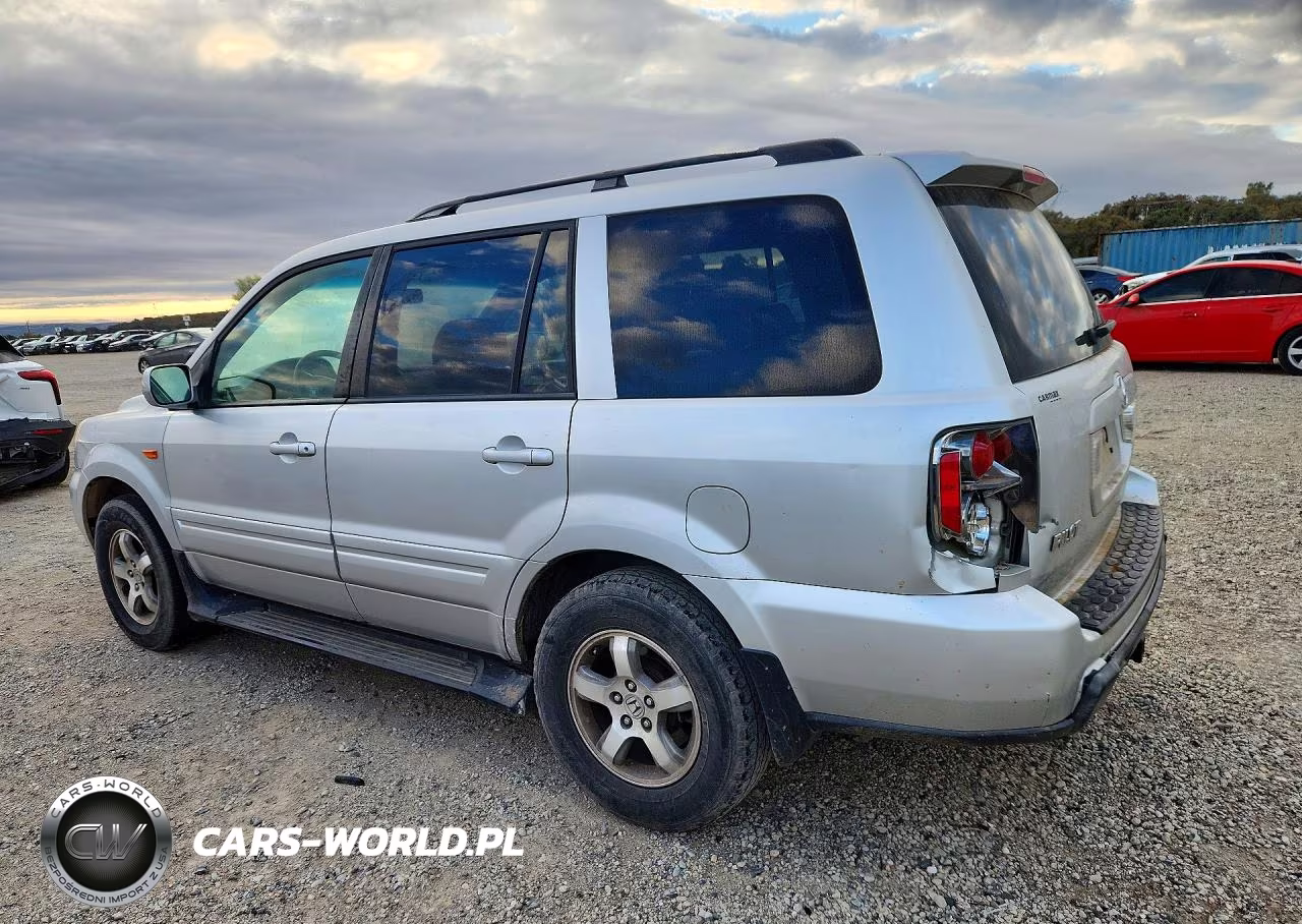 2007 Honda Pilot Exl VIN:5FNYF28567B030743 - 2