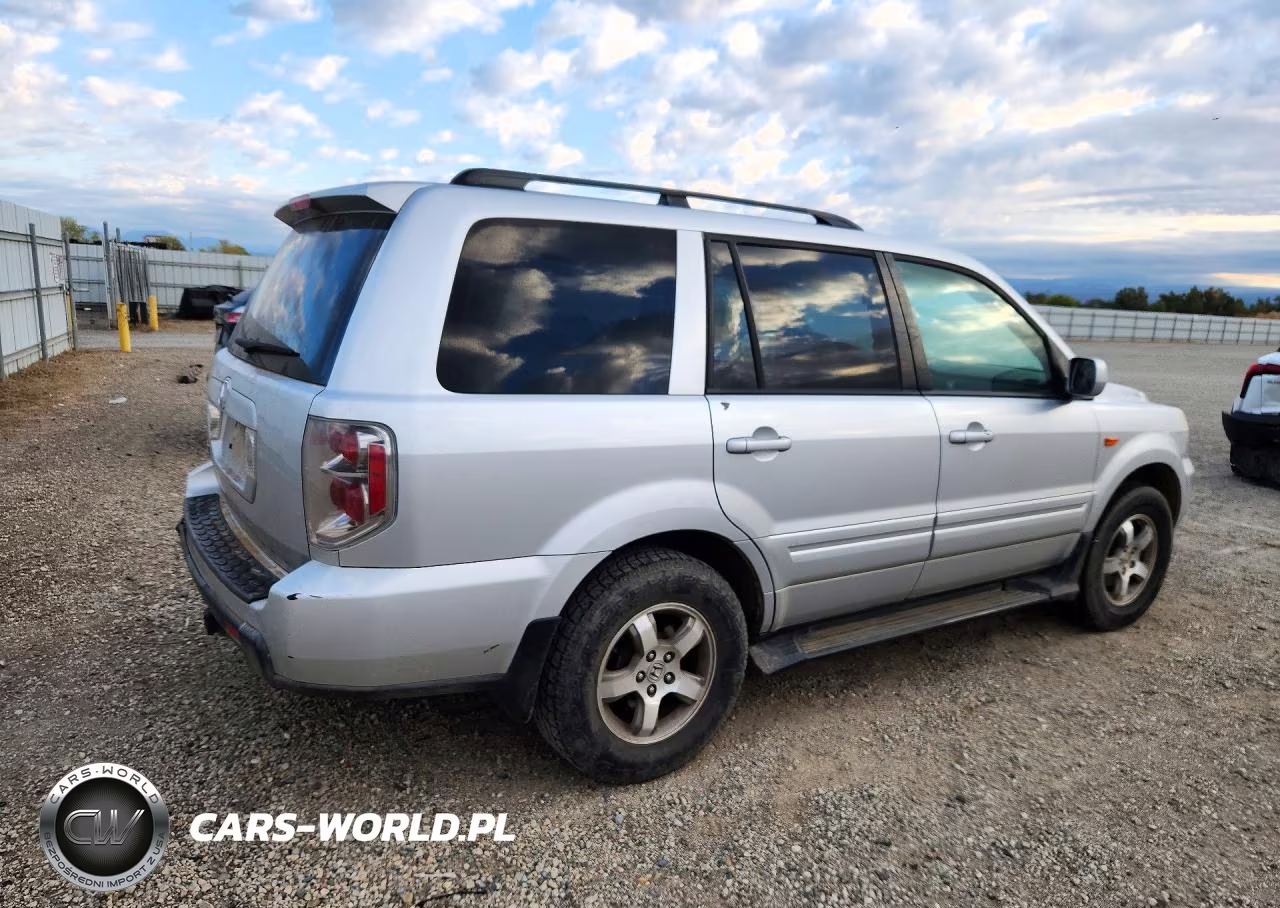 2007 Honda Pilot Exl VIN:5FNYF28567B030743 - 3