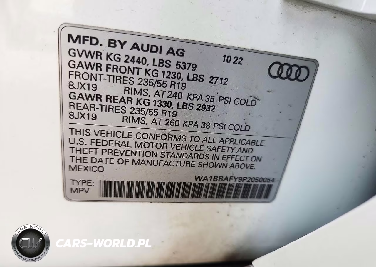 2023 Audi Q5 Premium Plus 40 VIN:WA1BBAFY9P2050054 - 12