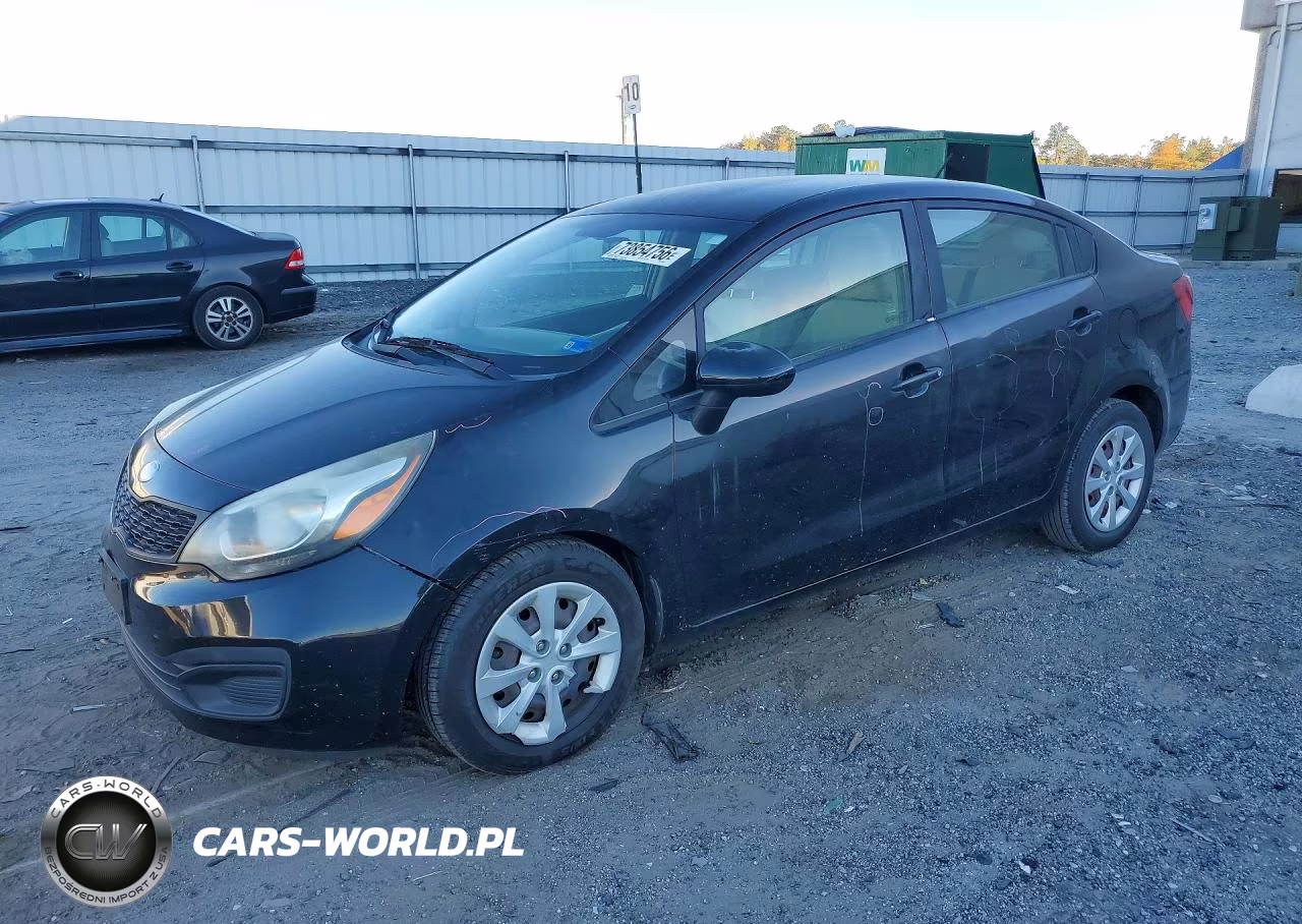 2013 Kia Rio Lx VIN:KNADM4A37D6160575 - 1