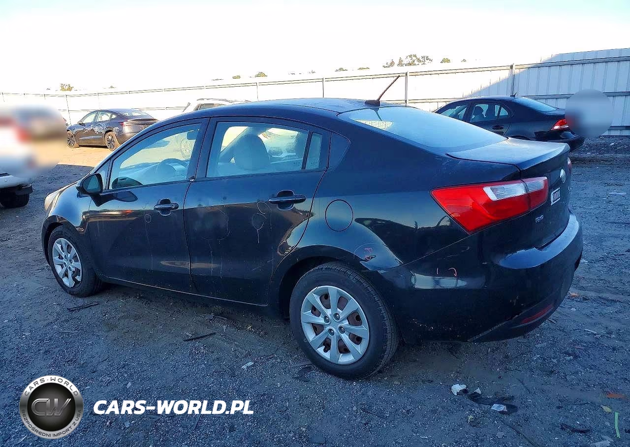 2013 Kia Rio Lx VIN:KNADM4A37D6160575 - 2