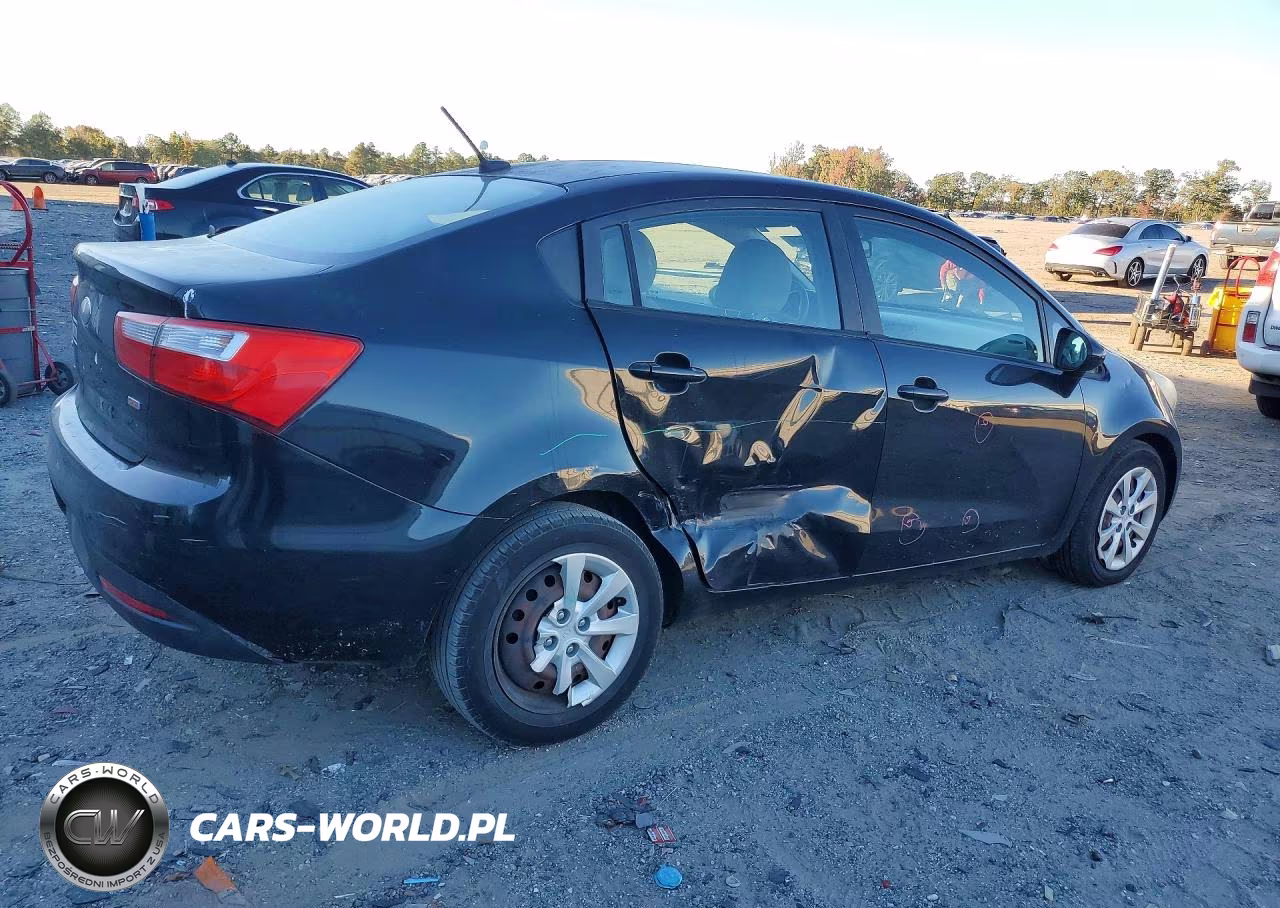 2013 Kia Rio Lx VIN:KNADM4A37D6160575 - 3
