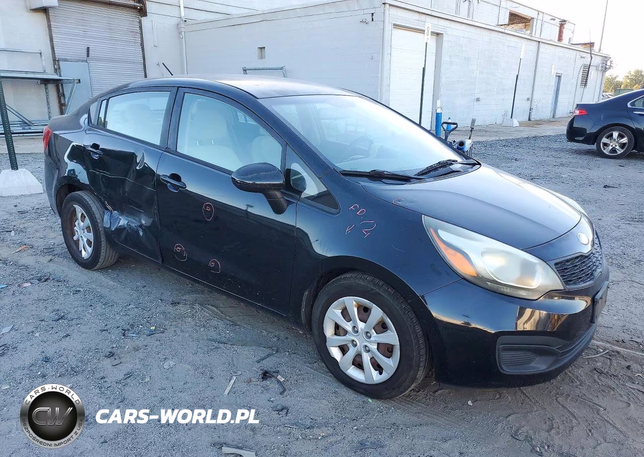 2013 Kia Rio Lx VIN:KNADM4A37D6160575 - 4