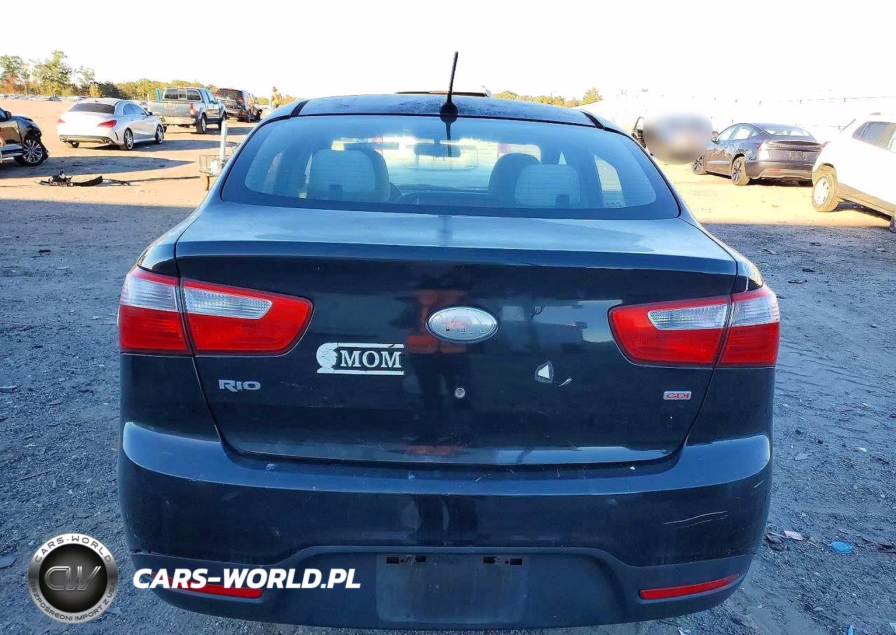 2013 Kia Rio Lx VIN:KNADM4A37D6160575 - 6