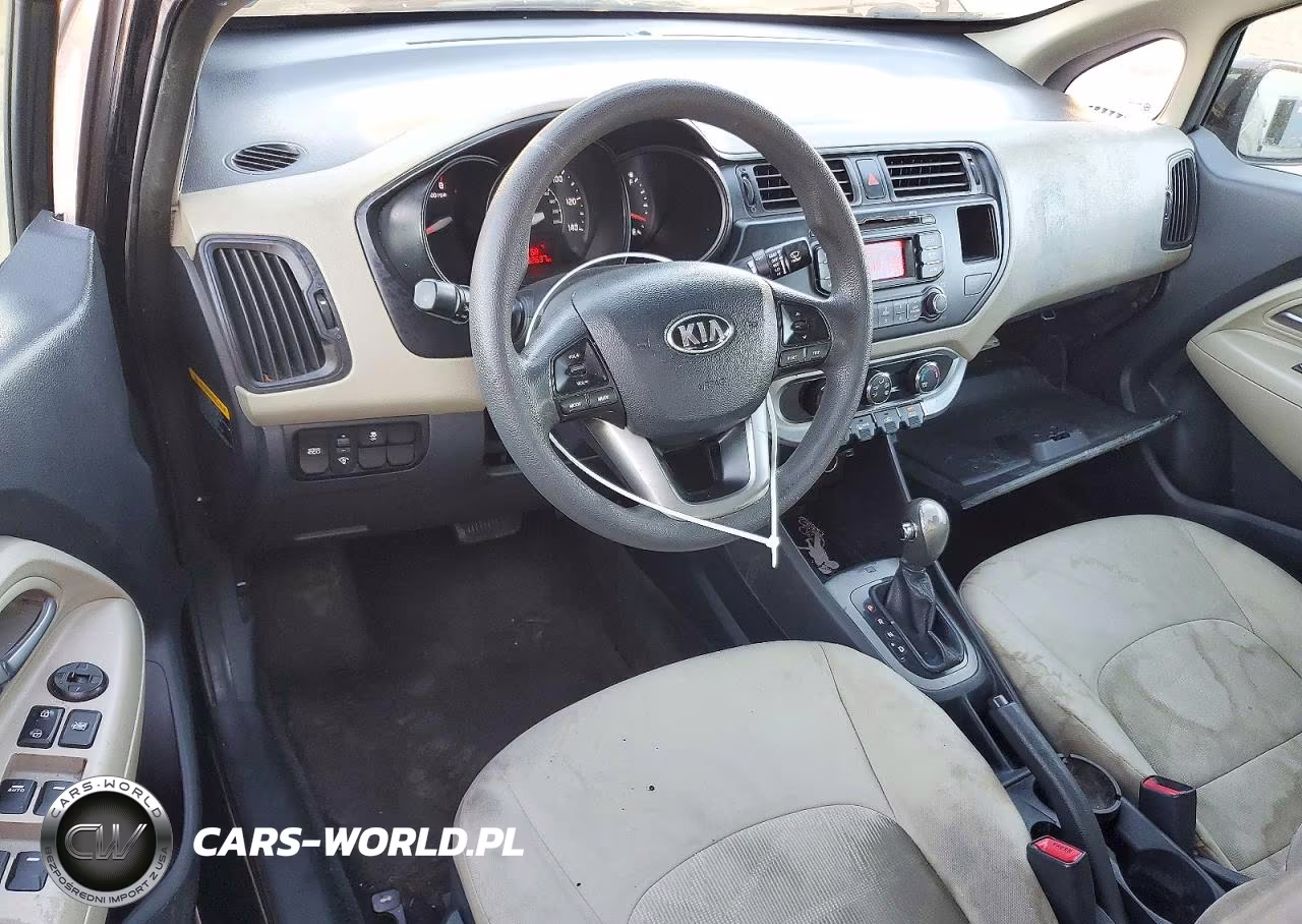 2013 Kia Rio Lx VIN:KNADM4A37D6160575 - 8