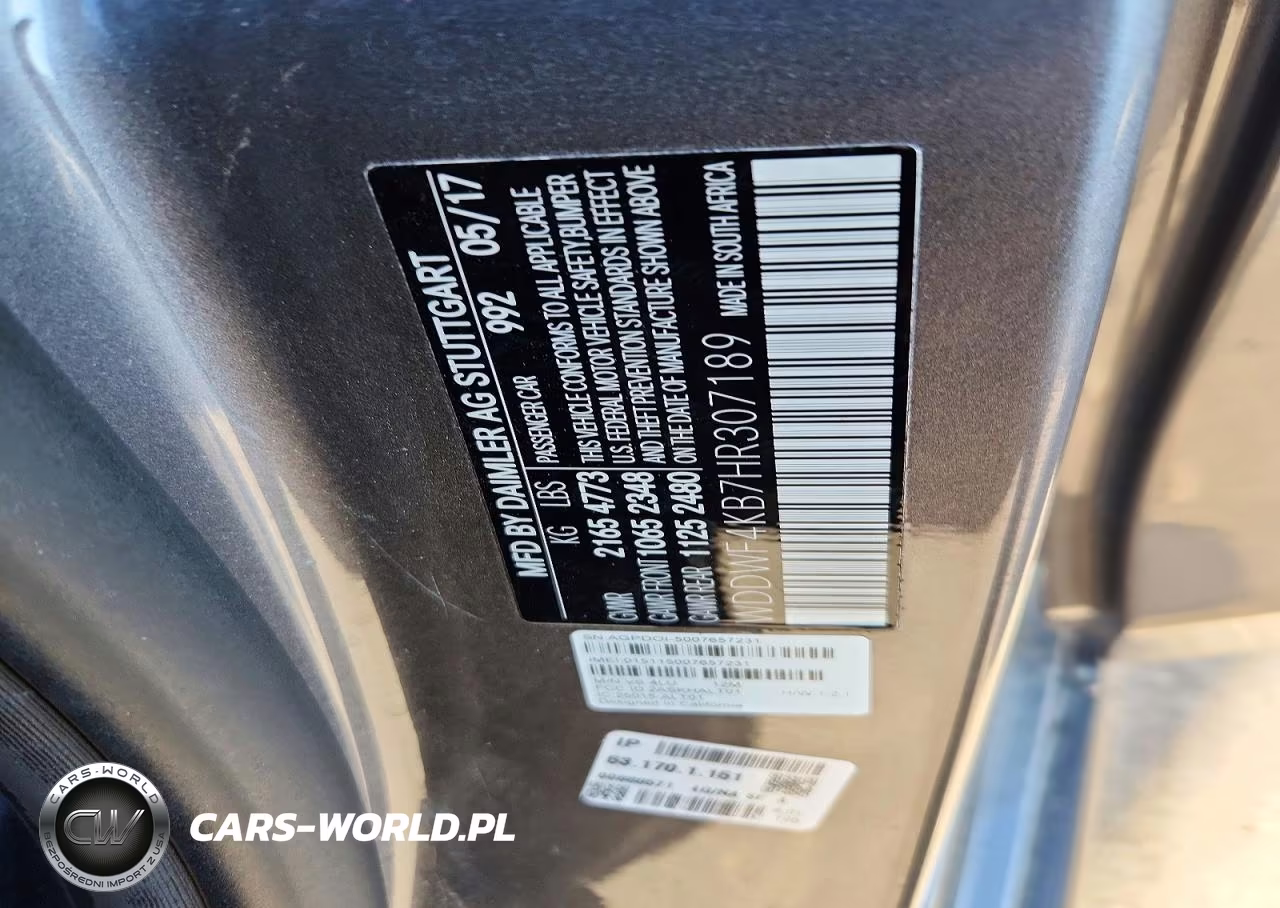 2017 Mercedes-Benz C 300 4Matic VIN:WDDWF4KB7HR307189 - 12